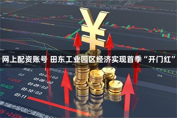 网上配资账号 田东工业园区经济实现首季“开门红”