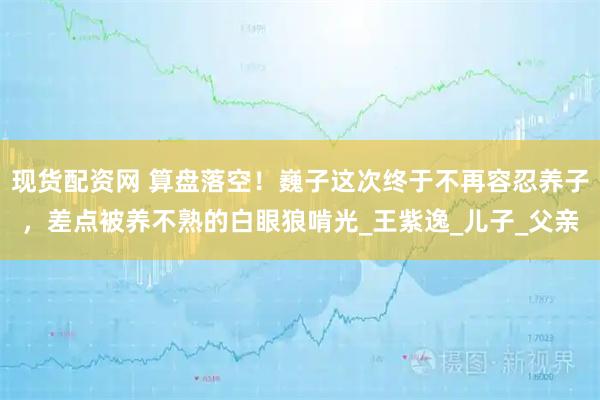 现货配资网 算盘落空！巍子这次终于不再容忍养子，差点被养不熟的白眼狼啃光_王紫逸_儿子_父亲